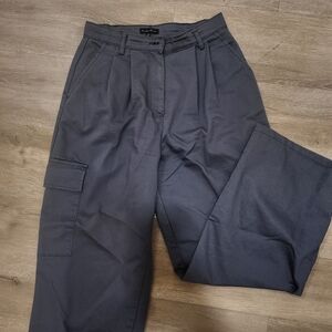 Women's Gray Cargo Pants